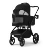 Carucior copii cu landou pliabil Future Design Inspiro Pure Black SE 4in1 cu Cybex Cloud G Plus ADAC si baza isofix