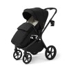 Carucior copii cu landou pliabil Future Design Inspiro Pure Black SE 4in1 cu Cybex Cloud G Plus ADAC si baza isofix
