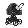 Carucior copii cu landou pliabil Future Design Inspiro Pure Black SE 4in1 cu Cybex Cloud G Plus ADAC si baza isofix