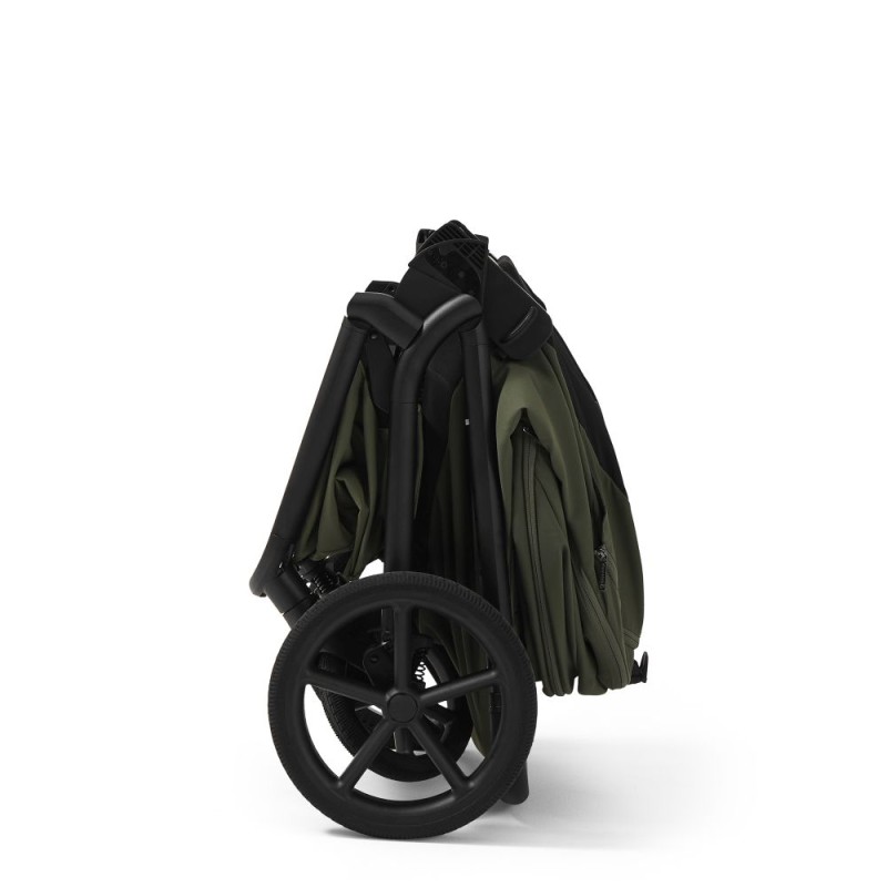 Carucior copii cu landou pliabil Future Design Inspiro Silk Olive 3in1 cu Cybex Cloud G Plus ADAC