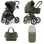  Carucior copii cu landou pliabil Future Design Inspiro Silk Olive 2 in 1