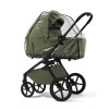 Carucior copii cu landou pliabil Future Design Inspiro Silk Olive 3in1 cu Cybex Cloud G Plus ADAC