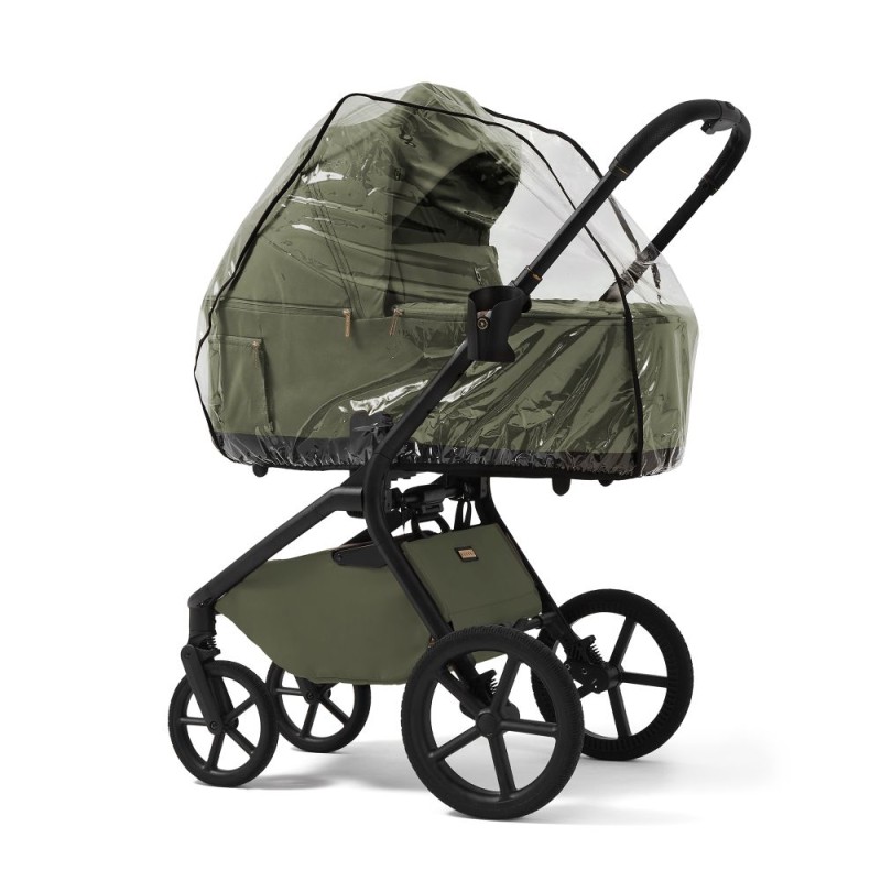 Carucior copii cu landou pliabil Future Design Inspiro Silk Olive 3in1 cu Cybex Cloud G Plus ADAC