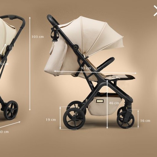 Carucior sport compact XRay Pro Future Design Sand Beige