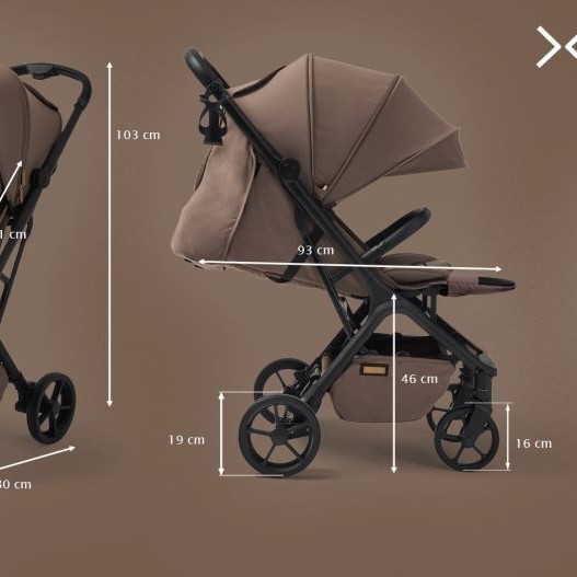 Carucior sport compact Future Design XRay SE Essential Mokka