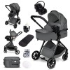 Carucior copii 3 in 1 multifunctional Soho S2 – Grey GagaDumi