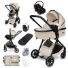 Carucior copii 3 in 1 multifunctional Soho S3 – Beige GagaDumi