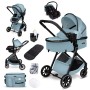 Carucior copii 3 in 1 multifunctional Soho S4 – Blue GagaDumi