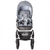 Carucior Hubners Dalia Lux 3 in 1 Grey Flowers