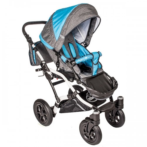 Carucior Hubners Dalia Lux 3 in 1 Blue Grey
