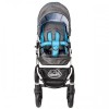 Carucior Hubners Dalia Lux 3 in 1 Blue Grey