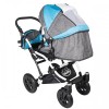 Carucior Hubners Dalia Lux 3 in 1 Blue Grey