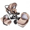 Carucior Hubners Dalia Lux 3 in 1 Beige