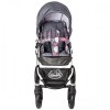 Carucior Hubners Dalia Lux 3 in 1 Pink Flowers