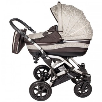 Carucior Hubners Dalia Lux 3 in 1 Graphite Bej