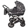 Carucior Hubners Dalia Lux 3 in 1 White Flowers