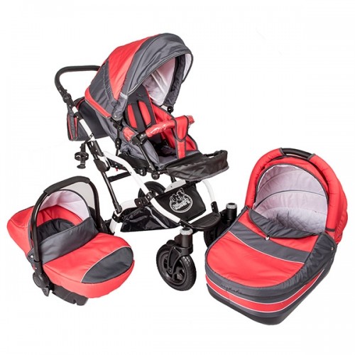 CARUCIOR HUBNERS DALIA LUX 3 IN 1 ROSU GRI