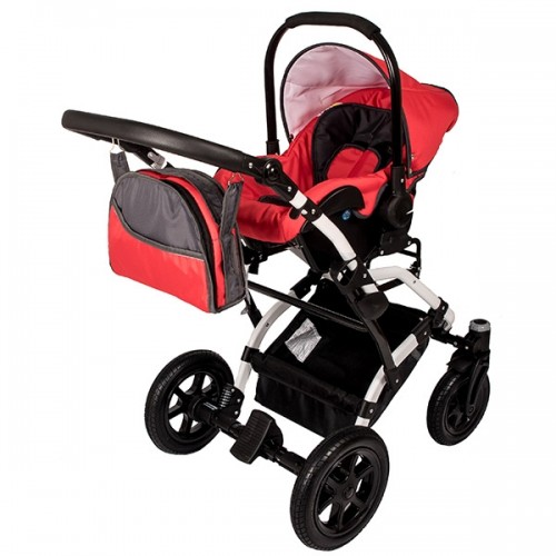 CARUCIOR HUBNERS DALIA LUX 3 IN 1 ROSU GRI
