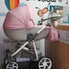 Carucior copii 3 in 1 Hybryd Adamex Pink B61