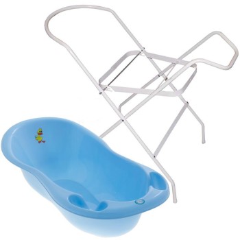 Cadita Piscot 102 cm + Suport cadita - Albastru