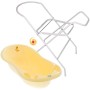 Cadita Piscot 102 cm + Suport cadita - Galben
