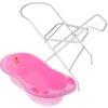 Cadita Piscot 102 cm + Suport cadita - Roz