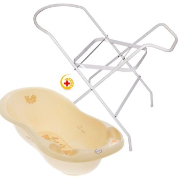 Cadita Piscot 102 cm + Suport cadita - Bej