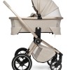 Carucior copii 4 in 1 Muuvo Quick Boho Beige cu Cybex Cloud G Plus i-size recline testata ADAC si baza isofix rotativa