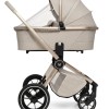 Carucior copii 4 in 1 Muuvo Quick Boho Beige cu Cybex Cloud G Plus i-size recline testata ADAC si baza isofix rotativa