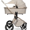 Carucior copii 4 in 1 Muuvo Quick Boho Beige cu Cybex Cloud G Plus i-size recline testata ADAC si baza isofix rotativa
