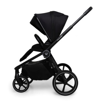 Carucior copii Muuvo Five Black 3in1 cu Cybex Cloud G Plus ADAC