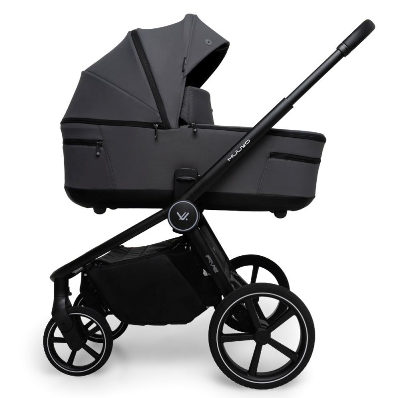  Carucior copii Muuvo Five Graphite 3in1 cu Cybex Cloud G Plus ADAC