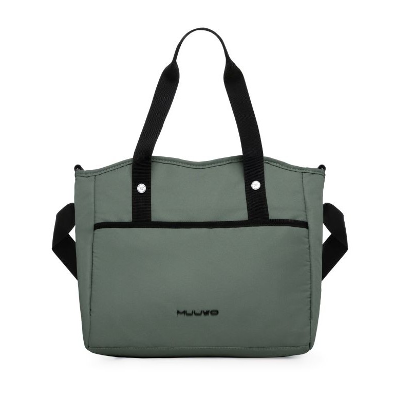 Carucior copii cu landou pliabil Muuvo Fold Pine Green 4in1 cu Cybex Cloud G Plus ADAC si isofix