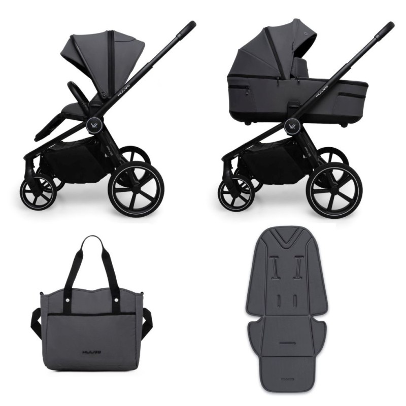 Carucior copii Muuvo Five Graphite 2 in 1