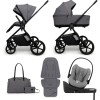 Carucior copii Muuvo One Gris 4in1 cu Cybex Cloud G Plus ADAC si isofix
