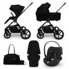  Carucior copii Muuvo One Negro 3in1 cu Cybex Cloud G Plus ADAC