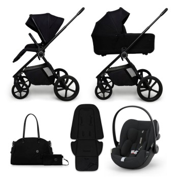 Carucior copii Muuvo One Negro 3in1 cu Cybex Cloud G Plus ADAC