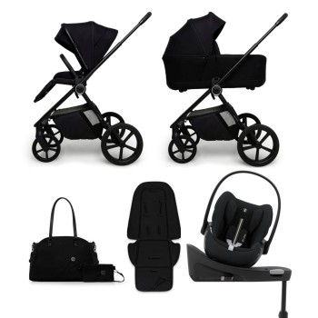 Carucior copii Muuvo One Negro 4in1 cu Cybex Cloud G Plus ADAC si isofix