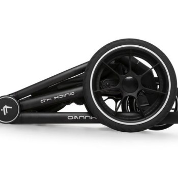 Carucior copii 3 in 1 Muuvo Quick 4.0 Classic Black cu Cybex Cloud G Plus i-size recline testata ADAC