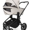 Carucior copii 4 in 1 Muuvo Quick 4.0 Desert Sand cu Cybex Cloud G Plus i-size recline ADAC si baza isofix rotativa