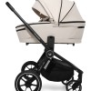 Carucior copii 4 in 1 Muuvo Quick 4.0 Desert Sand cu Cybex Cloud G Plus i-size recline ADAC si baza isofix rotativa