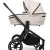 Carucior copii 4 in 1 Muuvo Quick 4.0 Desert Sand cu Cybex Cloud G Plus i-size recline ADAC si baza isofix rotativa