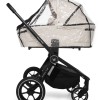 Carucior copii 3 in 1 Muuvo Quick 4.0 Desert Sand cu Cybex Cloud G Plus i-size recline testata ADAC