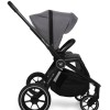 Carucior copii 4 in 1 Muuvo Quick 4.0 Iron Graphite cu Cybex Cloud G Plus i-size recline ADAC si baza isofix rotativa