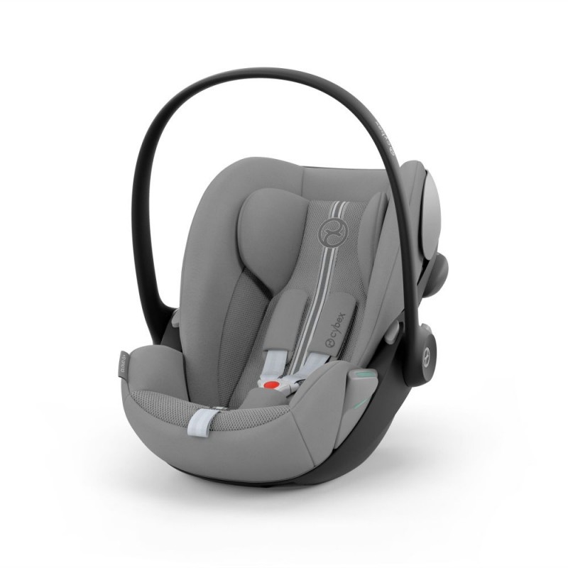 Carucior copii 4 in 1 Muuvo Quick Carbon Graphite cu Cybex Cloud G Plus recline testata ADAC si baza isofix rotativa