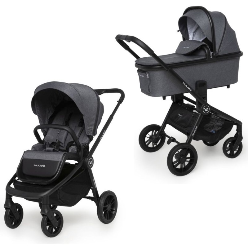 Carucior copii 2 in 1 Muuvo Quick Carbon Graphite