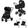 Carucior copii 4 in 1 Muuvo Quick Onix Black cu Cybex Cloud G Plus recline testata ADAC si baza isofix rotativa