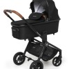 Carucior copii 3 in 1 Muuvo Quick Onix Black cu Cybex Cloud G i-size Plus recline testata ADAC
