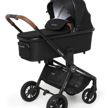 Carucior copii 3 in 1 Muuvo Quick Onix Black cu Cybex Cloud G i-size Plus recline testata ADAC