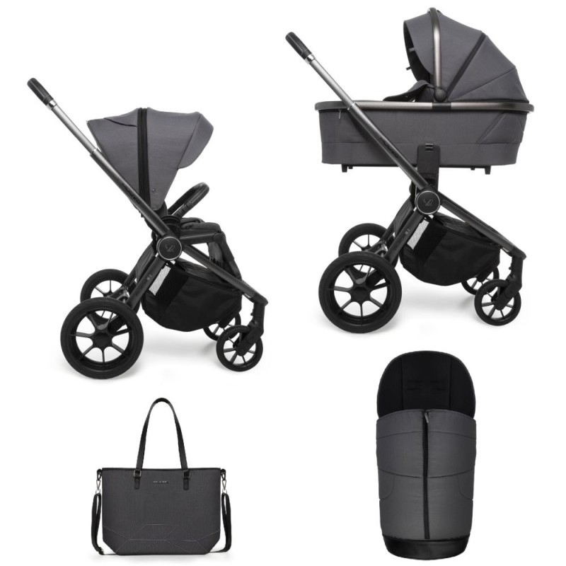 Carucior copii 2 in 1 Muuvo Quick SE2 Diamond Graphite